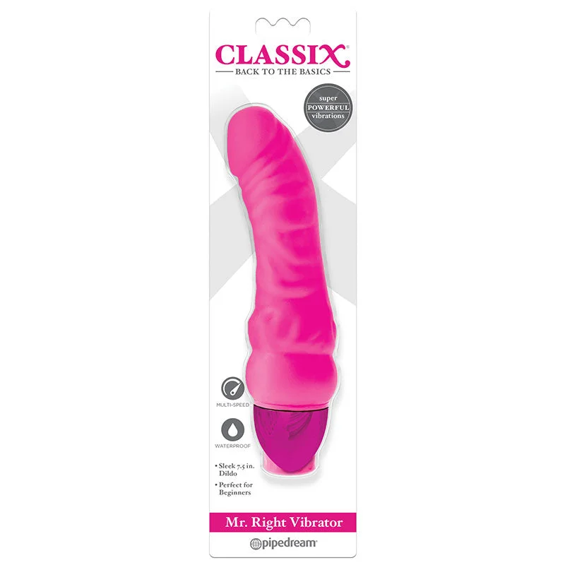 Vibrator fashion forward-Classix Mr. Right Vibrator Pink