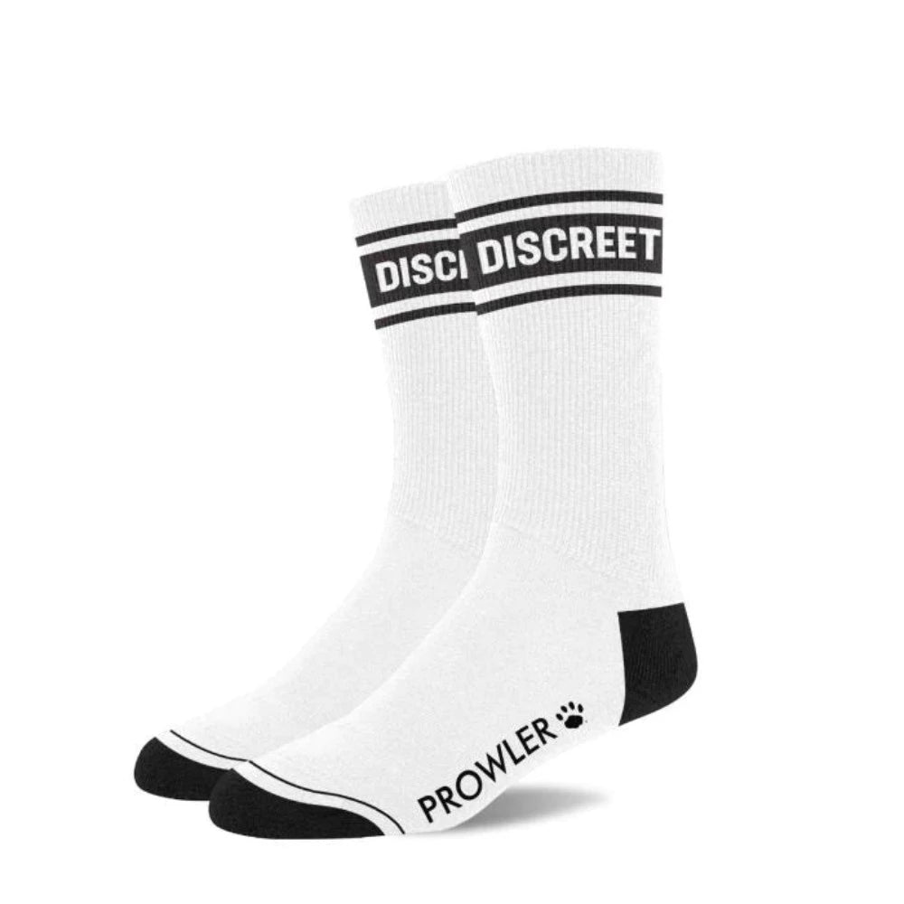 Heated clit stimulators-Prowler ''Discreet'' Socks -White