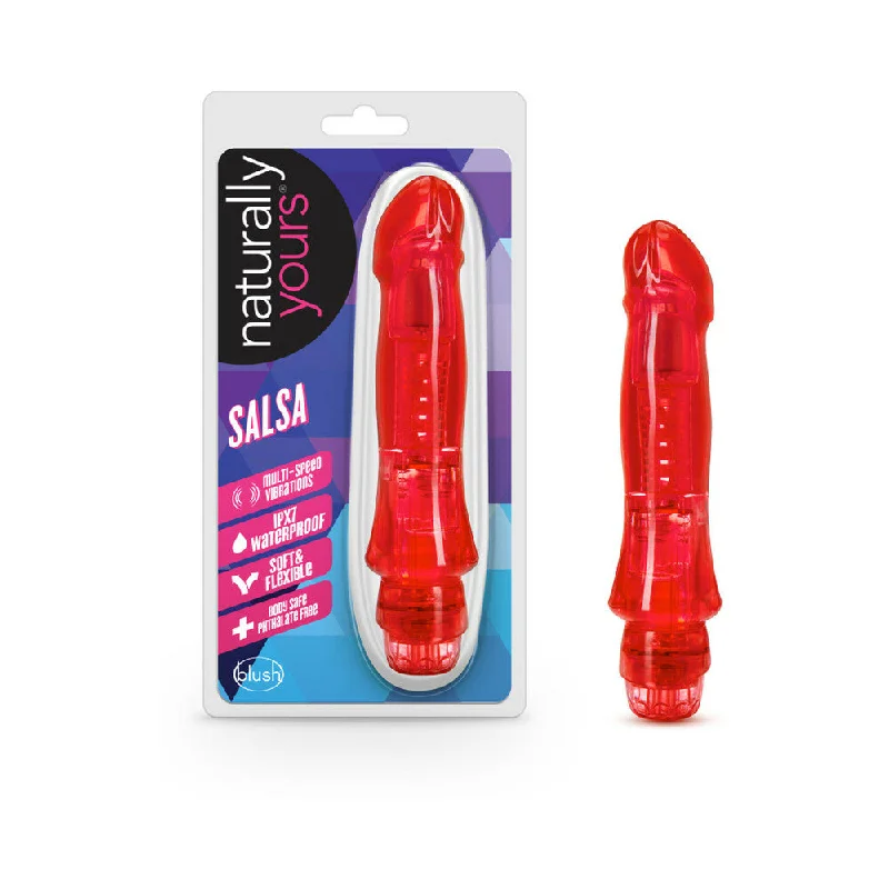 Vibrator slashed price-Naturally Yours - Salsa Vibrator - Red