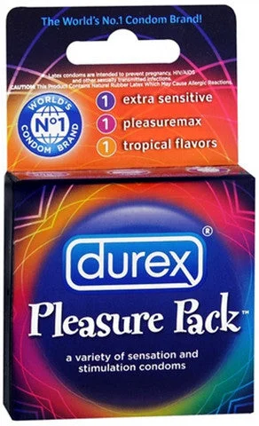 Cheap vibrating rings-Durex Pleasure Pack 3 Pack