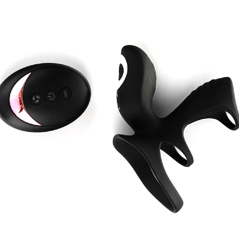 Vibrator anonymous shipping-Dual-Motor Penis Ring Couple Vibrator