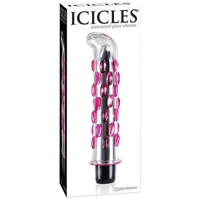 Vibrator lavish feel-Icicles No 19 Waterproof Glass Vibrator