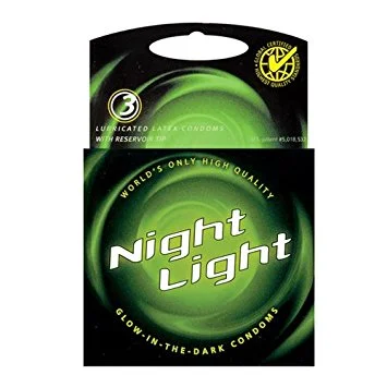 Vibrators for targeted play-Night Light Glow in the Dark Condoms