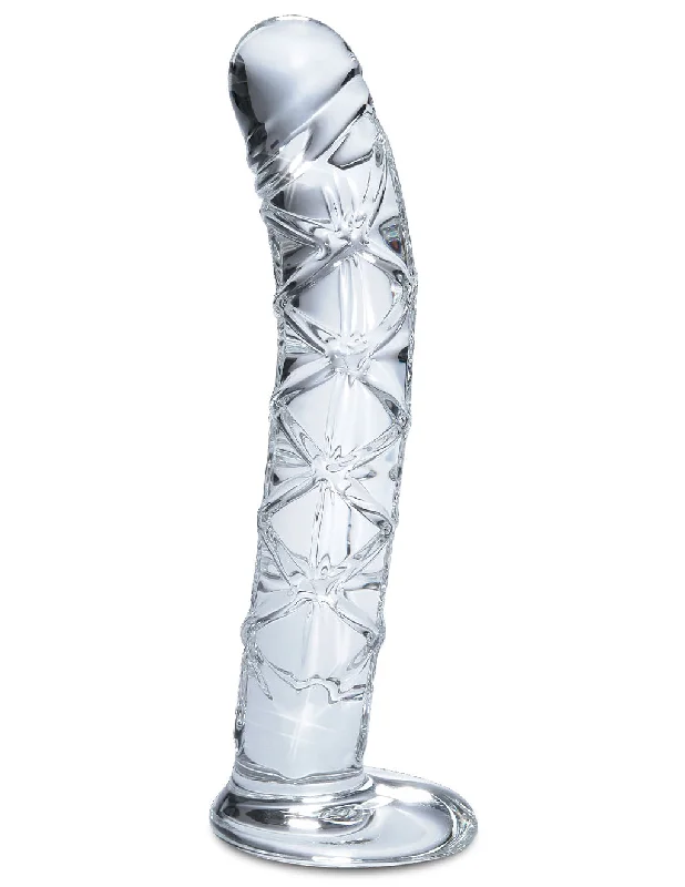 BDSM toy rope looks-Icicles No 60 Glass Spiral Textured Dildo