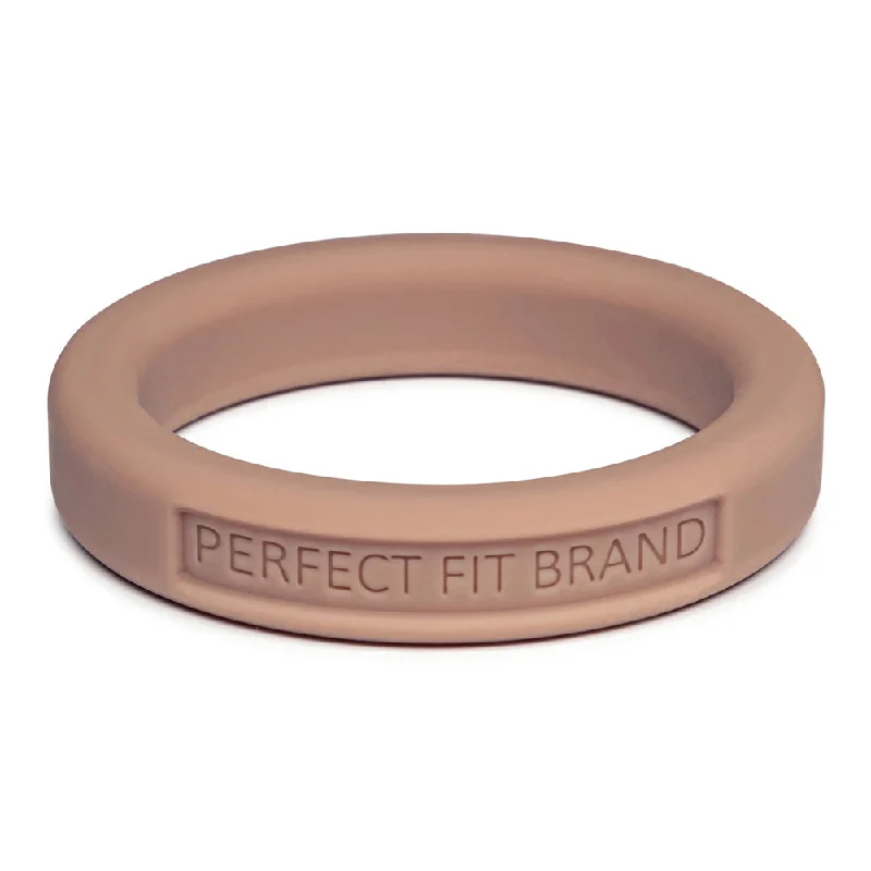 cock ring full send-Classic 1.75" (44 mm) Silicone Med. Stretch Penis Ring Skintone 6