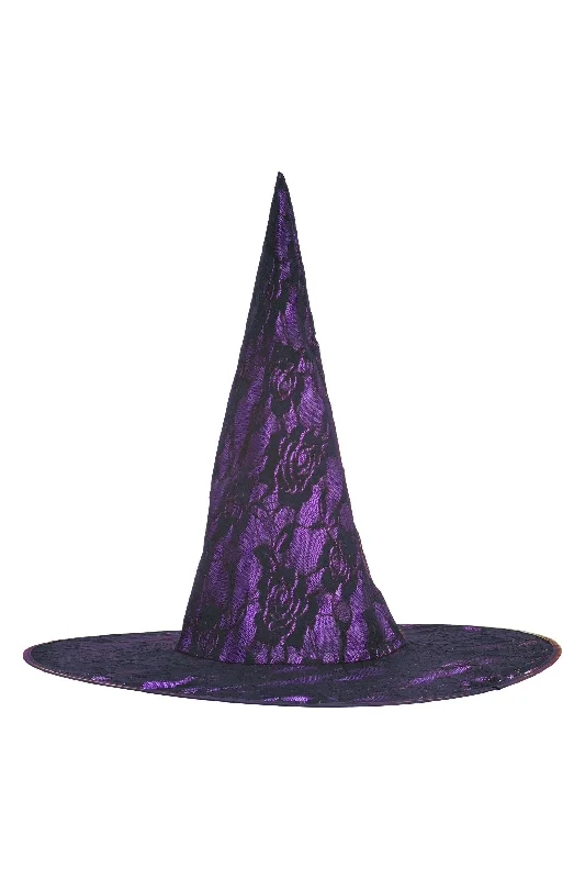 Premium pulse stimulators-Purple Lace Witch Hat