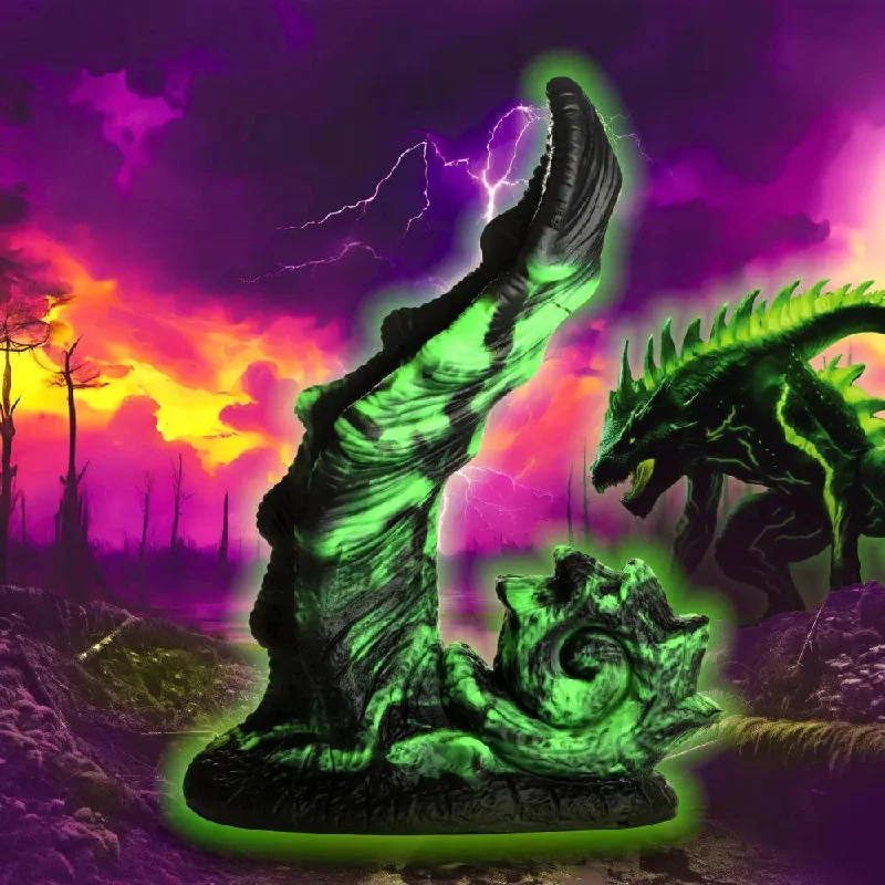 dual-tip-dildo-Glowzilla Dildo Huge Monster Cock with Knot Fantasy Dildos Creature Dildos