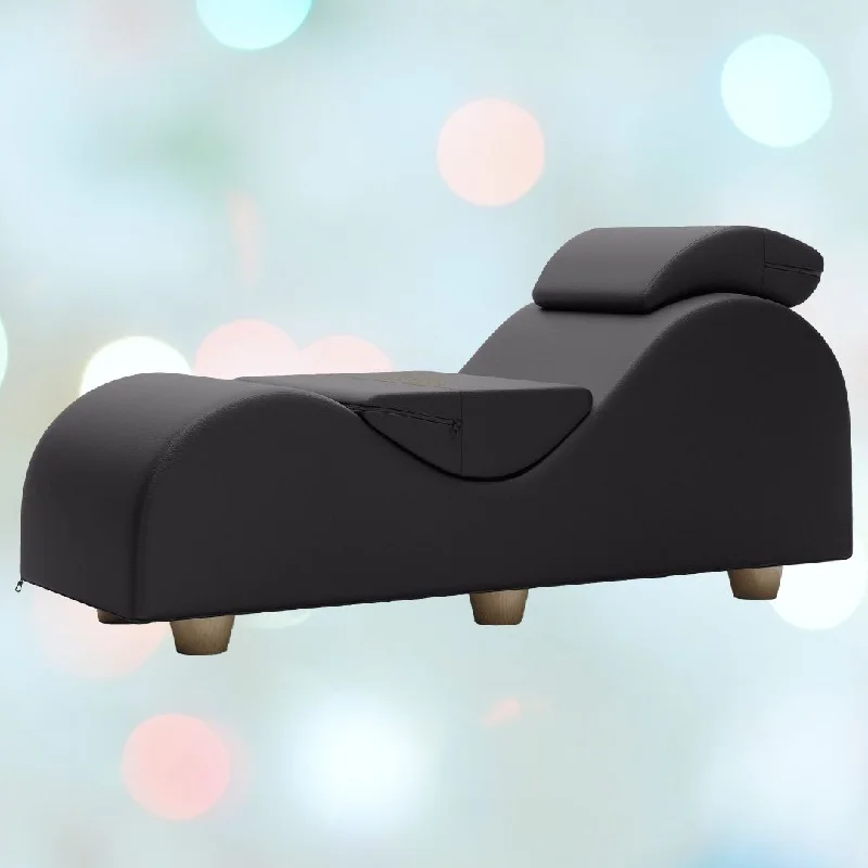 BDSM toy chain adventures-Liberator 'Esse Lounger II' Luxurious Sex Lounge w/ Wood Feet