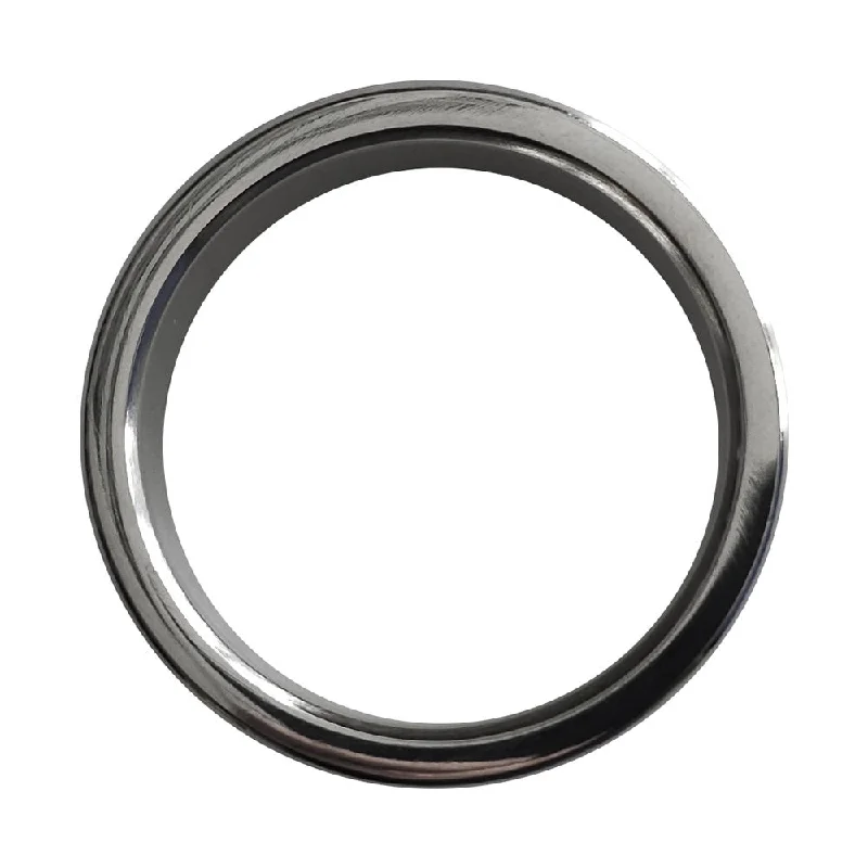 cock ring risk management-Stainless Steel Plain Cock Ring 15 mm Thick