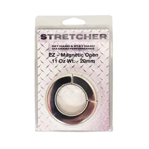 cock ring discord-Ple'sur Ball Stretcher Magnetic Middle  20mm 11oz