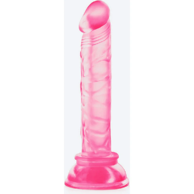 BDSM toy gag concepts-Rosy Rogue Slimline Explorer Dildo 5 Inch