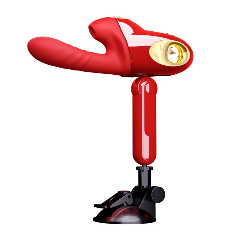 Vibrator prime power-Leten New Generation of Impact Massage Vibrator Telescopic Sucking Female Gun Machine Adult Masturbator