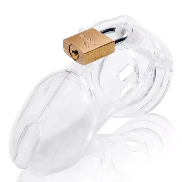 cock ring masters-CB 6000 Clear Male Chastity Cock Cage Kit