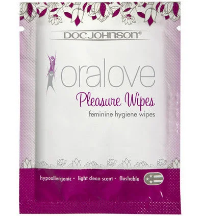 Rechargeable duo vibes-Oralove Pleasure Wipes - 5 Pack