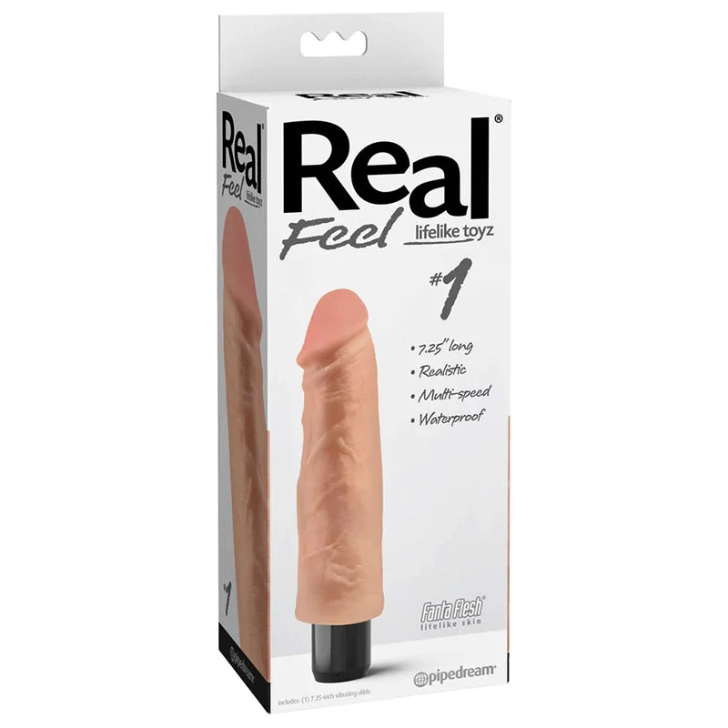 Vibrator steady hold-Real Feel Lifelike Toyz No.1 Beige Vibrator