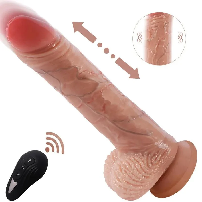 Vibrator app flow-Electric Thrusting Dildo Vibrator for Women