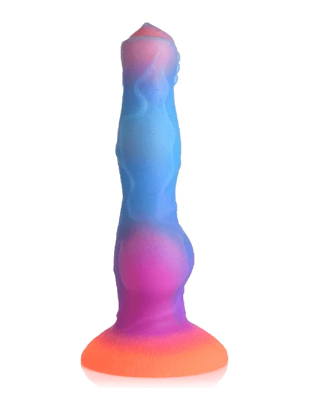 BDSM toy flogger aesthetics-Creature Cocks Space Cock Glow-In-The-Dark Alien Dildo