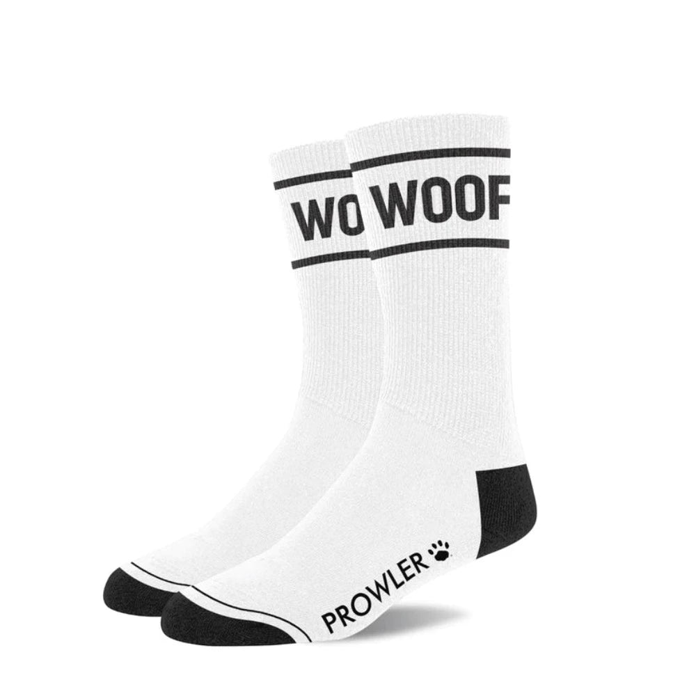 Vibrating plugs for starters-Prowler ''Woof Socks'' -White