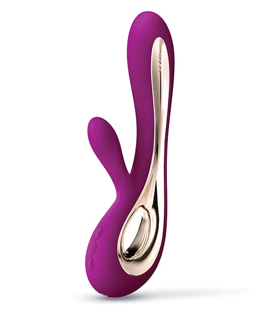 Vibrator light shell-Lelo Soraya 2 Luxury Vibrating Rabbit Dildo