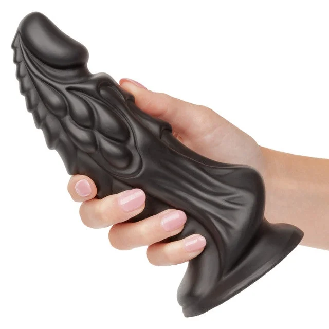 synthetic-rubber-dildo-The Martian Extreme 7.75 Inch Thick Textured Silicone Monster Dong