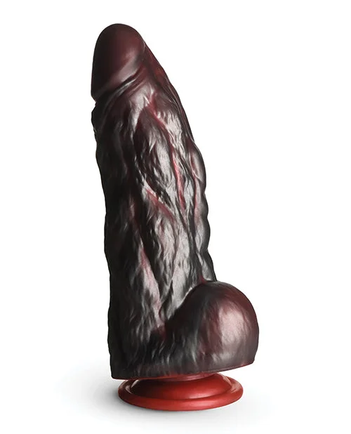 BDSM toy collar ideas-Creature Cocks King Kong Silicone Dildo - Red/Gray