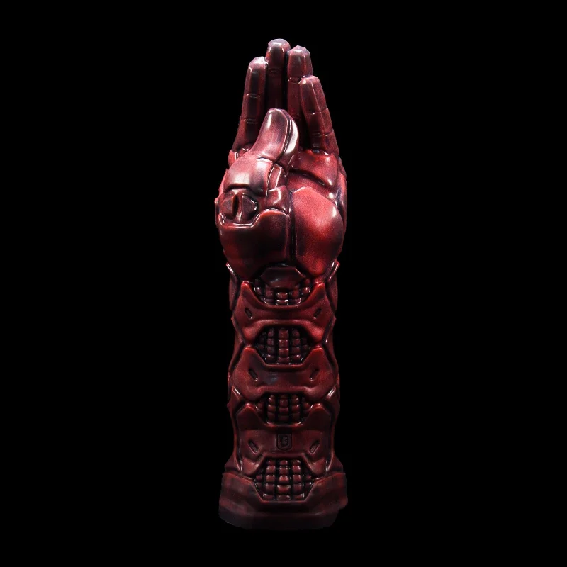 BDSM toy mask finishes-The Sentinel Fisting Dildo