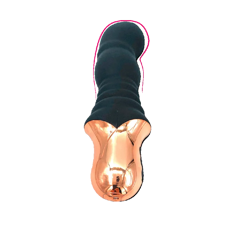 Vibrator far signal-Come Closer Dildo Thruster | Rose Gold  | Ultra Quiet  | G Spot | USB Magnetic