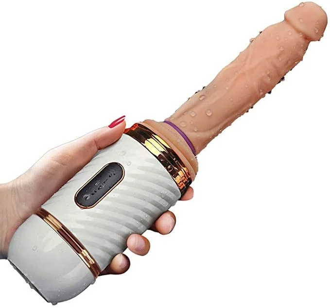 Snap-off BDSM toy cuffs-Remote Control Heating Telescopic Automatic Sex Machine