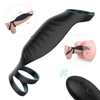 Vibrator barely heard-Wireless Vibrating Penis Ring Vibrator