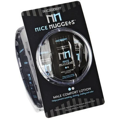 Silent anal rings-Nice Nuggets Male Comfort Lotion - 100 Pillow Packs