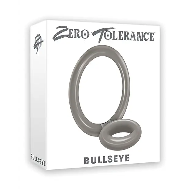 cock ring jump in-Zero Tolerance Bullseye Dual Ring Cockring Smoke