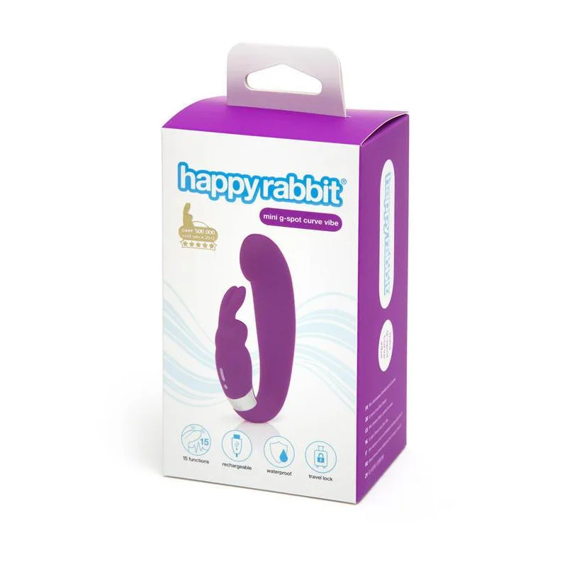 Vibrator sleek spec-Happy Rabbit G-spot Clitoral Curve Vibrator