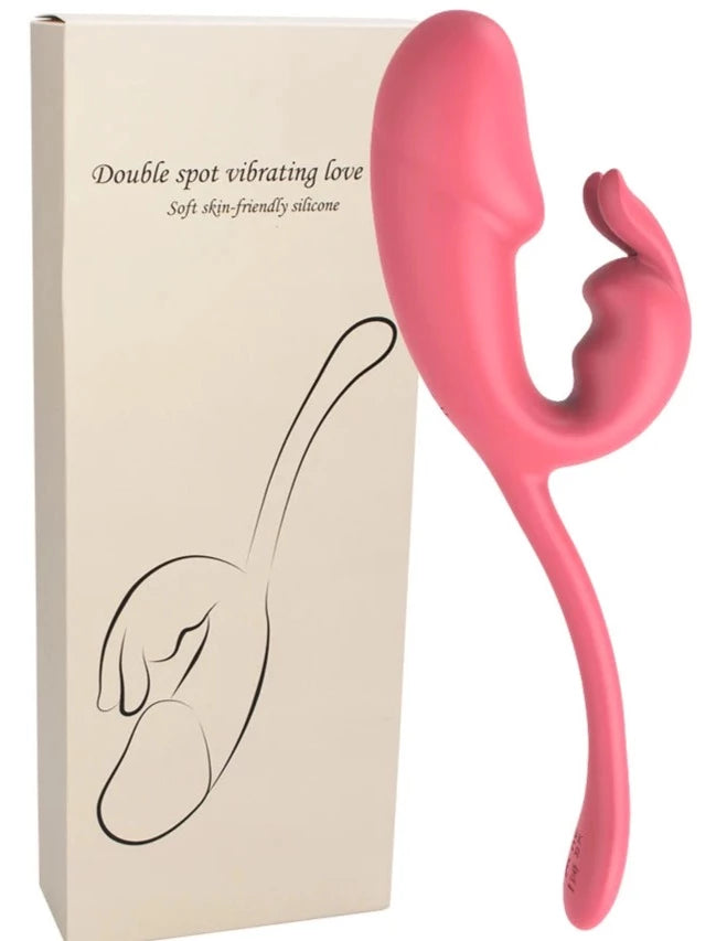 Vibrator plush gift-Double Spot Dildo  | Vibrating | Love Ball | Thrusting | APP Control | USB