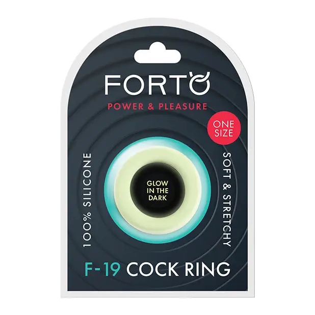 cock ring budget king-Forto F-19 Liquid Silicone 2-Tone Cock Ring