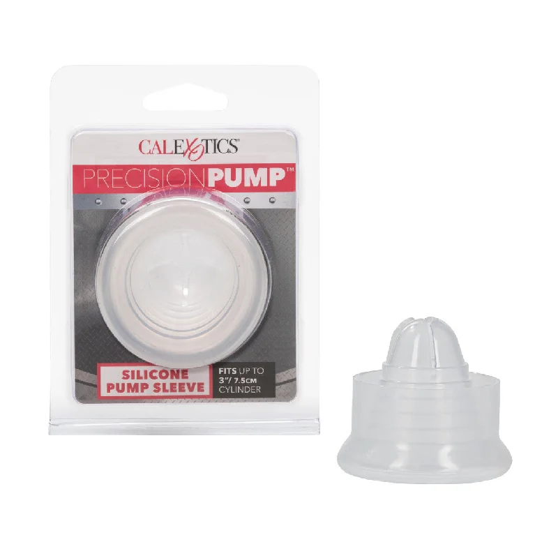 cock ring trailblazers-Precision Pump Silicone Pump Sleeve - Clear