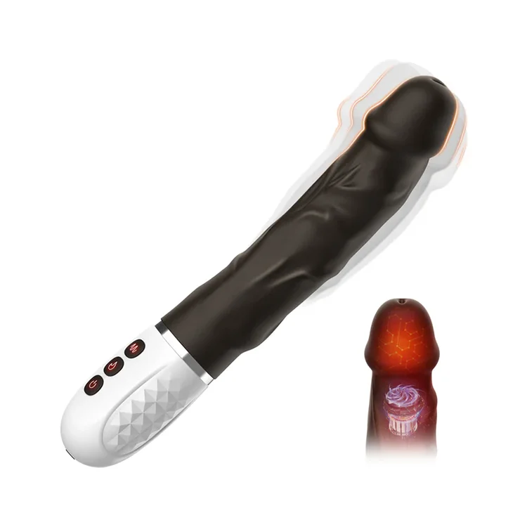 Vibrator big sale-Realistic Vibrator with Heating & Vibration Functions