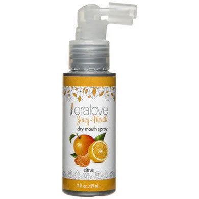 Mini air dildos-Oralove Juicy-mouth Dry Mouth  Spray - Citrus - 2 Oz.