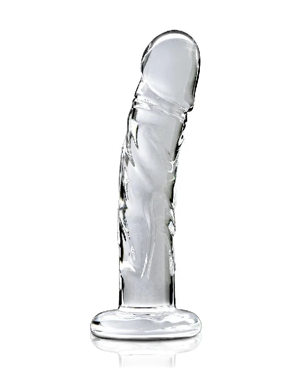 drip-proof-dildo-Pipedream Icicles No. 62 Clear Glass 7" Dildo