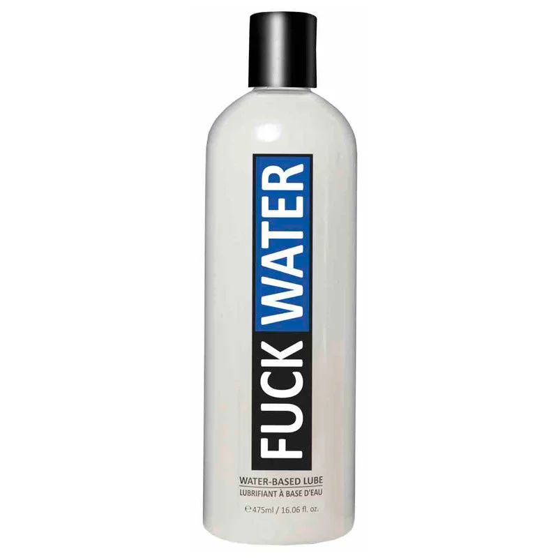 Sex toys for silent fun-Fuck Water H2O Hybrid Lube 16oz