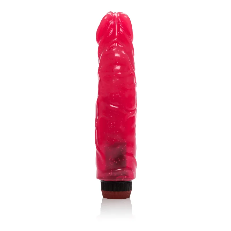 Vibrator with LED-Devil Dick 8.5 Inches - Hot Pink