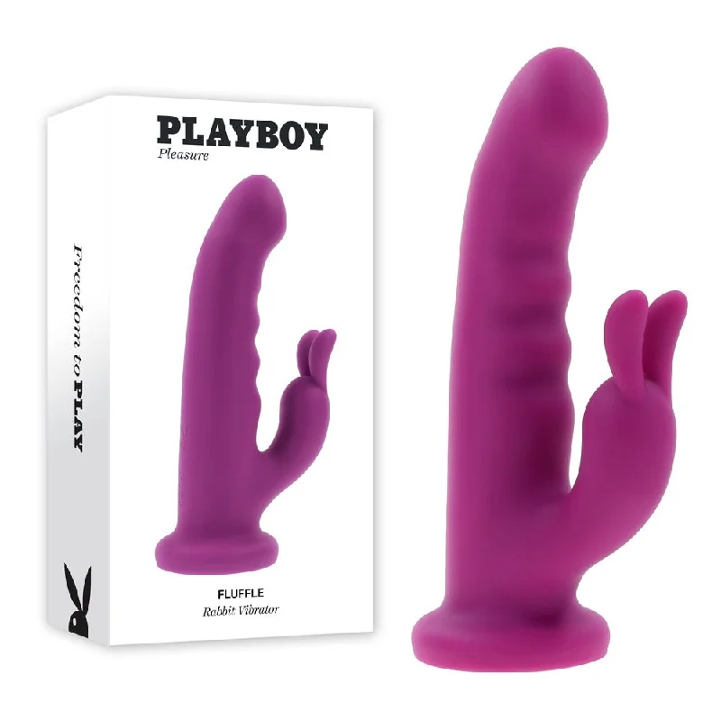 Vibrator good hold-Playboy Pleasure FLUFFLE Rabbit Vibrator