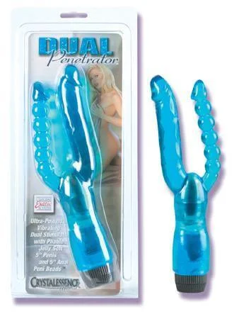 Vibrator tough shell-Introducing the Dual Penetrator Blue Vibrator: A Powerful, Flexible, and Vibrating Dual Stimulator for Ultimate Pleasure