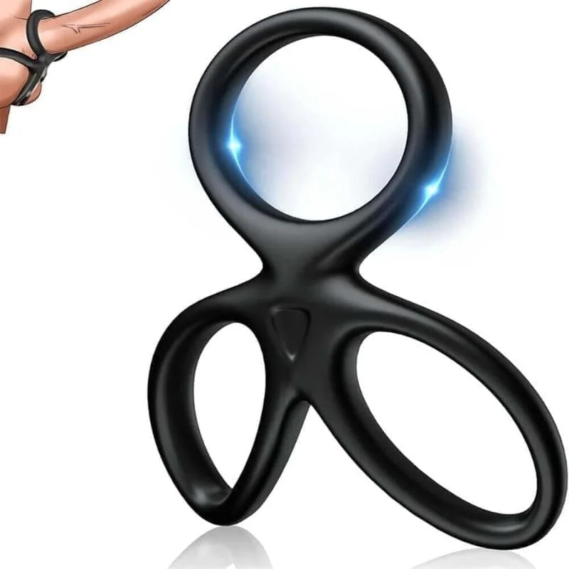 cock ring flagship-TRI-SPORT Cock Ring with Ball Divider