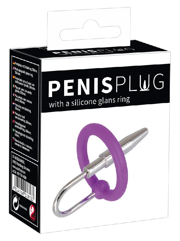 cock ring countdown-Orion PenisPlug with a Silicone Glans Ring and Dilator