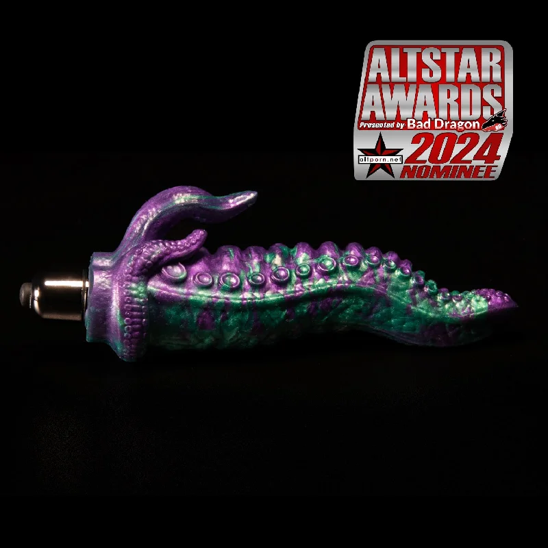 BDSM toy rope textures-Tentacle Bullet Vibe Sleeve II (With Vibe)