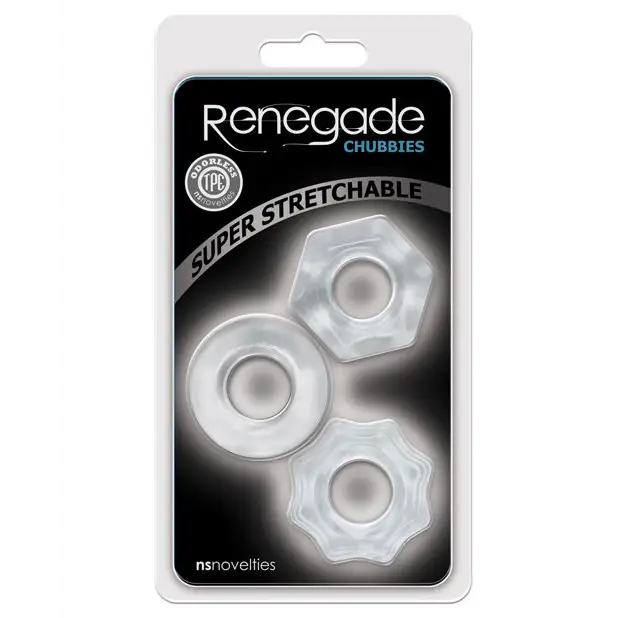 cock ring webinar-Renegade Chubbies Cock Rings 3-Pack Blue