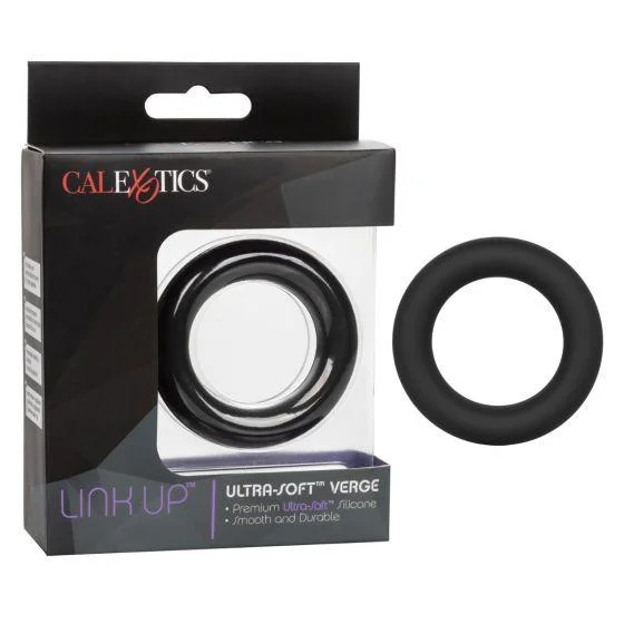 cock ring cutting edge design-Calexotics Link Up Ultra-Soft Verge - Black