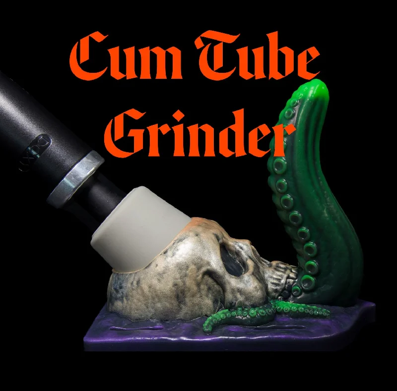 BDSM toy clamp finishes-The Ejaculating Hexxus Wand Grinder