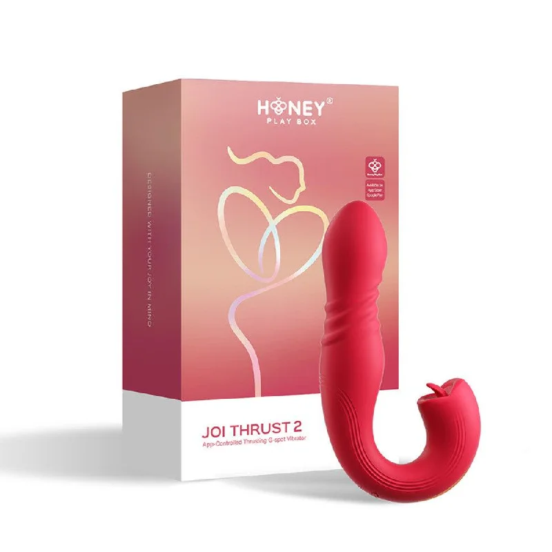 Vibrator ultra silent-Honey Play Box Joi Thrust 2 App-Controlled Thrusting Vibrator & Clit Licker