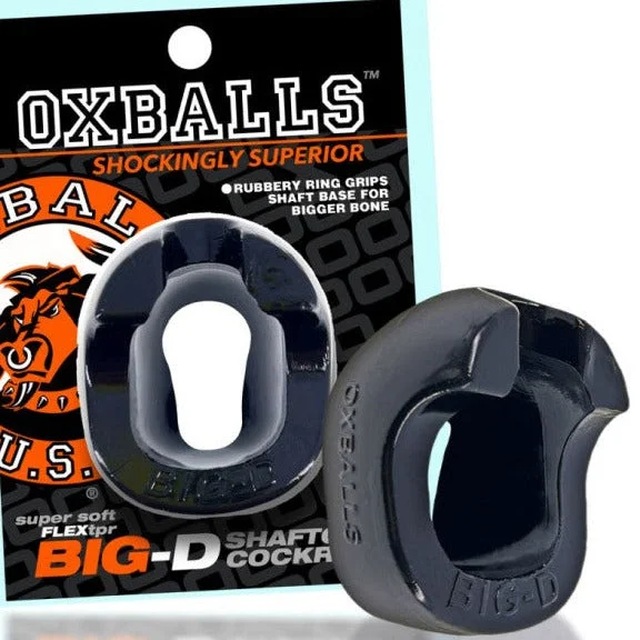 cock ring concept art-Oxballs BIG-D SHAFTGRIP COCK RING Black